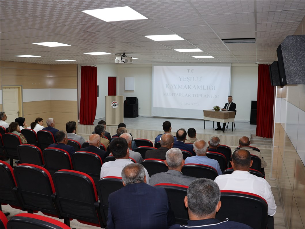 İlçemizde Muhtarlar Toplantısı Yapıldı.